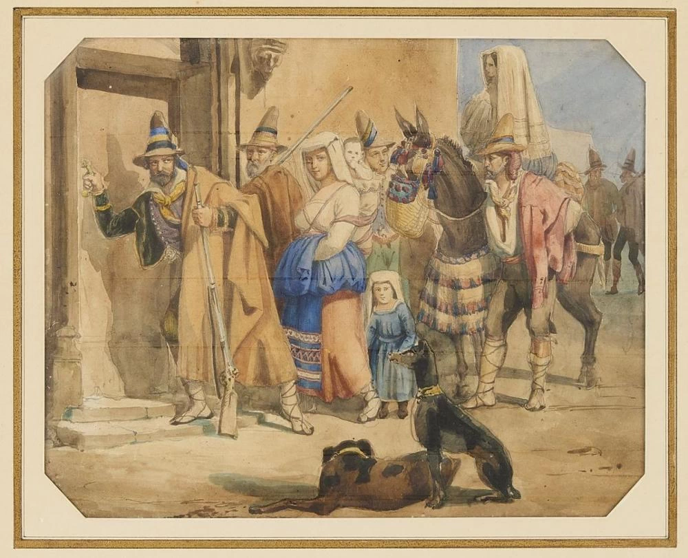 Gruppo alla porta